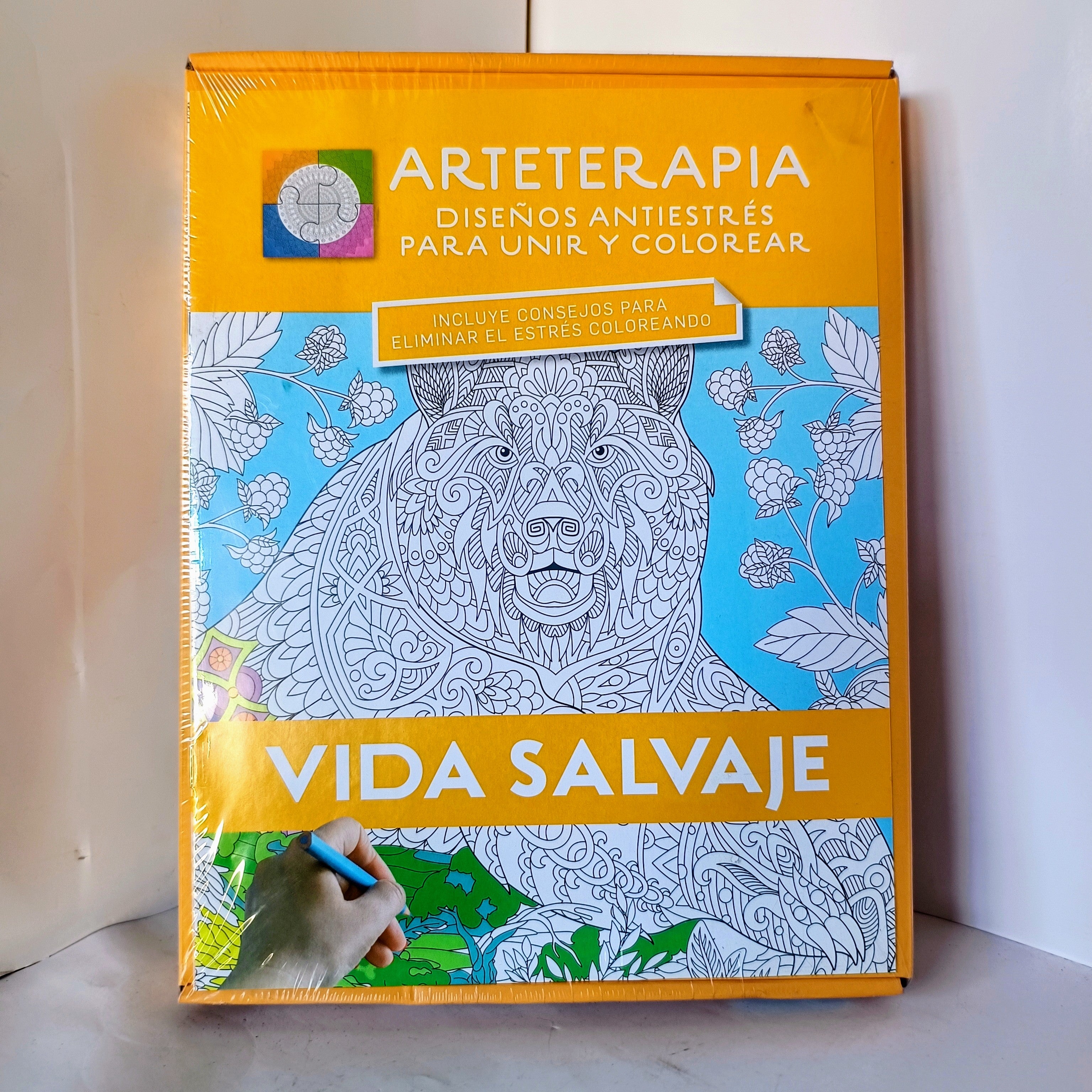 ARTETERAPIA DISEÑO ANTIESTRES PARA UNIR Y COLOREAR