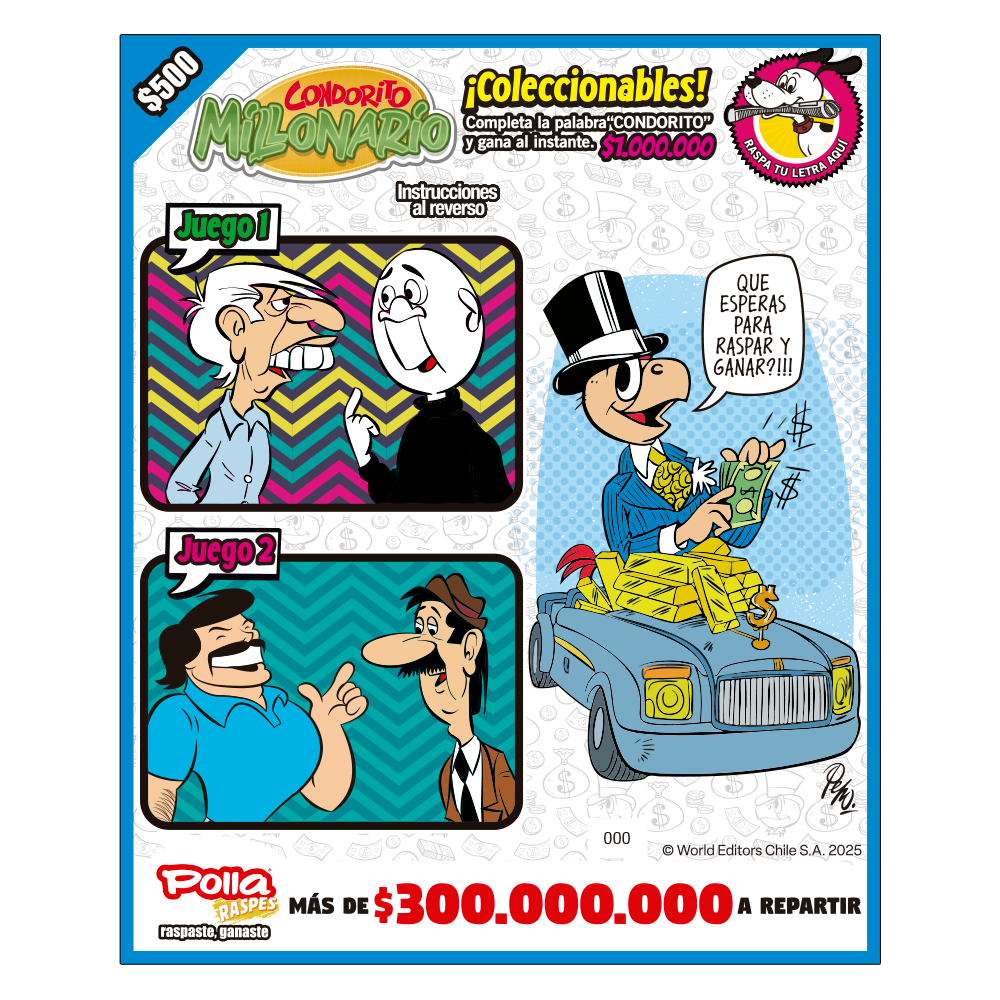 Raspe Condorito $500 Comic - Condorrico