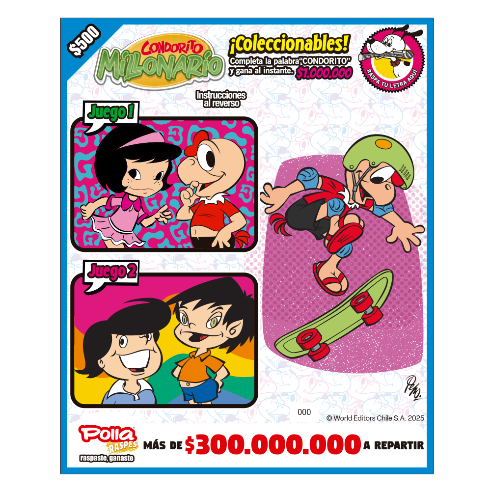 Raspe Condorito $500 Comic - Cone